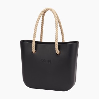 O bag Classic Чорна з довгими ручками-канатами O bag Classic Чорна з довгими ручками-канатами