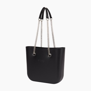 Довгі ручки-ланцюжки екошкіра Чорний