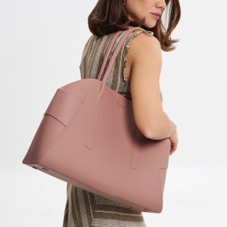 O bag Unique Пастельно-рожева, текстиль