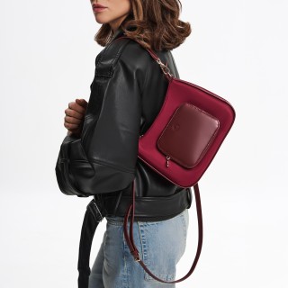 O bag Ipsilon нейлон Бордо