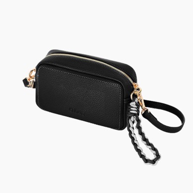 O bag Fizz наппа Чорний