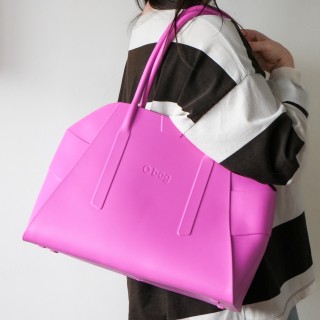 O bag Unique Рожева, текстиль