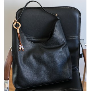 O bag Sangria наппа Чорний