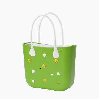 O bag Classic o charms Зелена з довгими ручками
