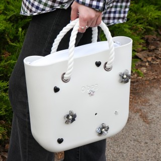 O bag Mini o charms Лате з короткими ручками-канатами