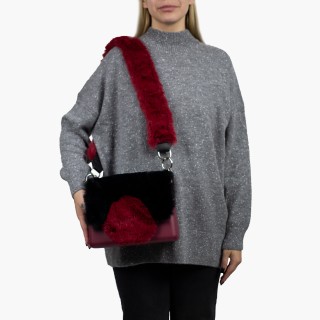 O bag glam Бордо, ремінець