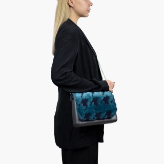 O bag glam Графіт, ланцюжок