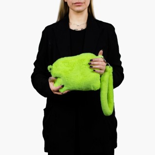 O bag glam Лайм флуо, декоративна ручка