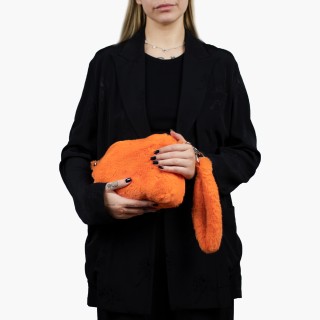 O bag glam Помаранчева флуо, декоративна ручка
