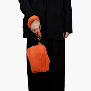 O bag glam Помаранчева флуо, декоративна ручка