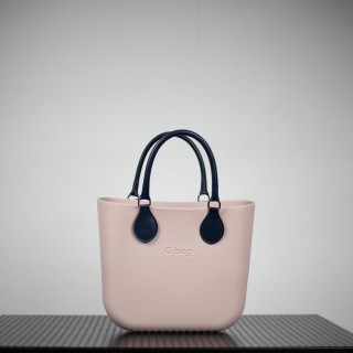 O bag Mini Рожевий дим з короткими ручками tubular