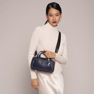 O bag Emoticon нейлон Темно-синя