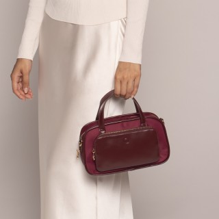 O bag Emoticon нейлон Бордо