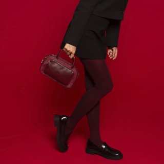 O bag Emoticon нейлон Бордо