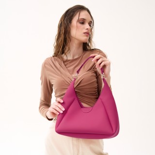 O bag Ginevra Фуксія