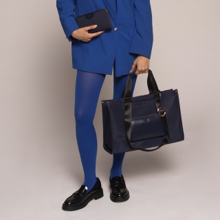 O bag Bon Ton нейлон Темно-синя