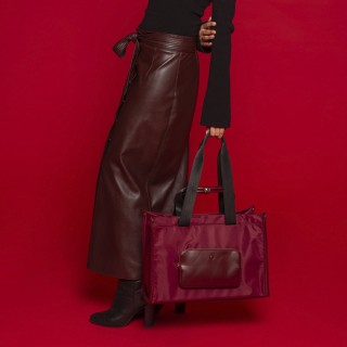 O bag Bon Ton нейлон Бордо