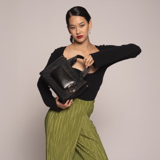 O bag Mignon нейлон Чорна