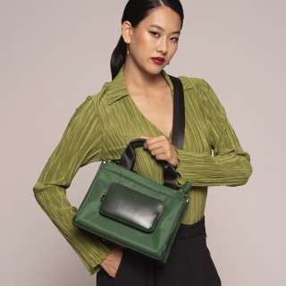 O bag Mignon нейлон Смарагд