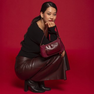 O bag Fusion нейлон Бордо