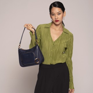 O bag Ipsilon нейлон Темно-синя