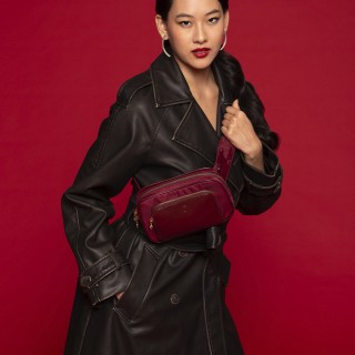 O bag Action нейлон Бордо