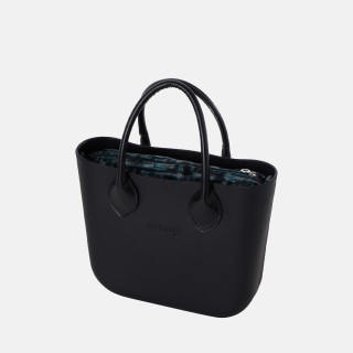 Підкладка O bag mini вельвет геометрія Блакитна лагуна, Чорний