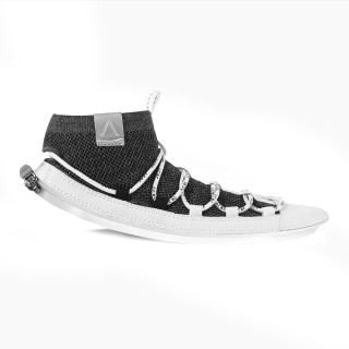 Змінний верх для взуття ACBC L.A. FLYKNIT LEATHER на блискавці, сріблясто-сірий