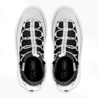 Змінний верх для взуття ACBC L.A. FLYKNIT LEATHER на блискавці, сріблясто-сірий