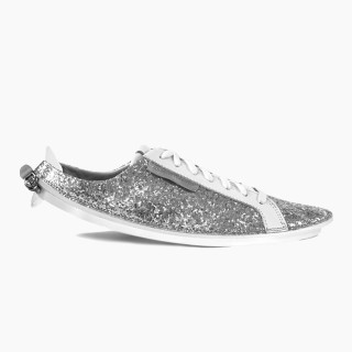 Змінний верх для взуття ACBC SNEAKER GLITTER на блискавці, сріблястий