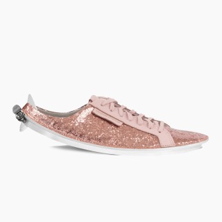 Змінний верх для взуття ACBC SNEAKER GLITTER на блискавці, рожевий