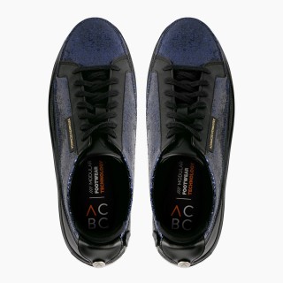 Змінний верх для взуття ACBC SNEAKER GLITTER на блискавці, синій