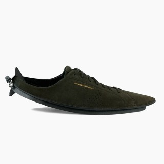 Змінний верх для взуття ACBC SNEAKER SUEDE на блискавці, зелений