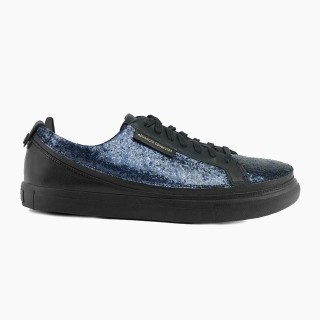 Змінний верх для взуття ACBC SNEAKER GLITTER на блискавці, синій