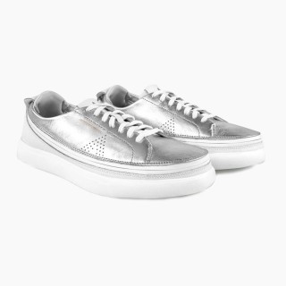 Змінний верх для взуття ACBC SNEAKER LEATHER на блискавці, сріблястий