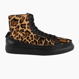 Змінний верх для взуття ACBC SNEAKER HIGH PONY на блискавці, лео