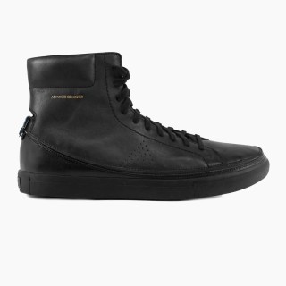 Змінний верх для взуття ACBC SNEAKER HIGH LEATHER на блискавці, чорний
