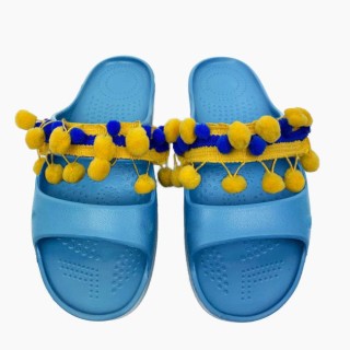 Накладка на O shoes Жовто-синя