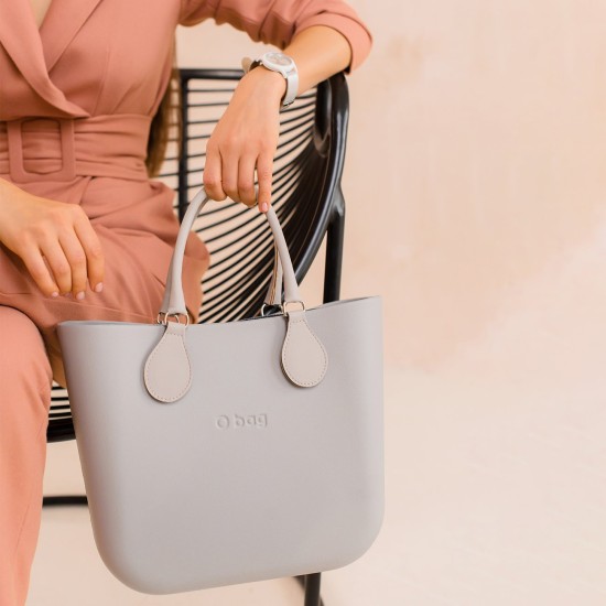 Короткі ручки класичні tubular Світло-сірий