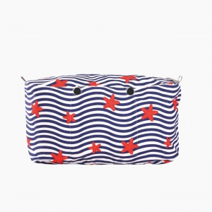Підкладка O bag beach micro з візерунком "хвилі океана" Темно-синій
