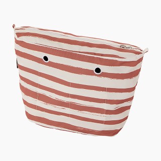 Підкладка O bag classic з горизонтальною смужкою Лосось
