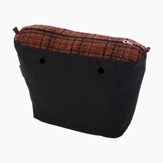 Підкладка O bag classic тартан Охра, Чорний