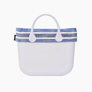 Манжет O bag classic з орнаментом "смужки" Блакитний/Синій