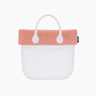 Манжет O bag зі солом'яним візерунком Помаранчевий