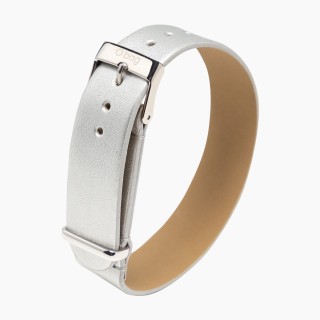 Ремінець O clock shift екошкіра Срібло