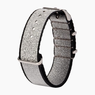 Ремінець O clock shift глітер Срібло