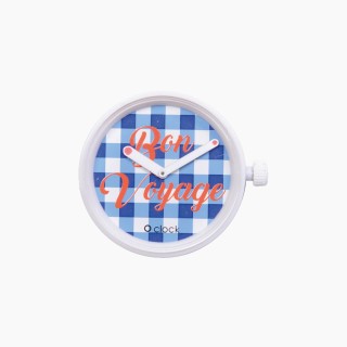 Циферблат O clock Vichy Синій кобальт