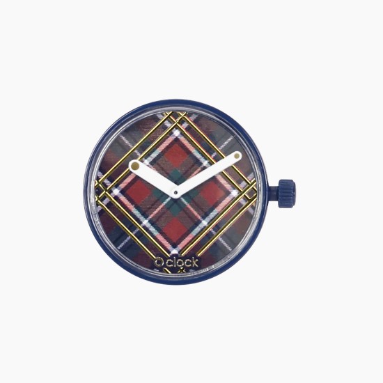 Циферблат O clock Royal Ascot tartan Темно-синій