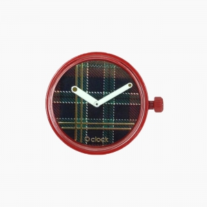 Циферблат O clock Royal Ascot tartan Бордо