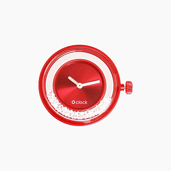 Циферблат O clock Shiny Crystals Червоний Циферблат O clock Shiny Crystals Червоний